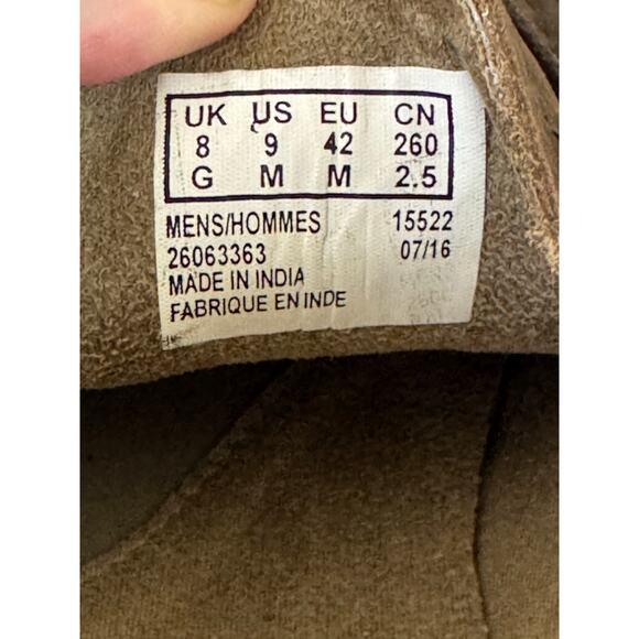 Clarks Originals Brown Leather Wallabees Stinson Hi Boots Men’s Size 9 - Picture 4 of 16